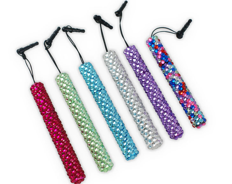 Phone Bling Rhinestone Stylus Pen with Cap